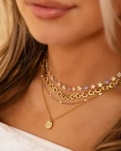 Finaste Amour ketting goudkleurig Outlet