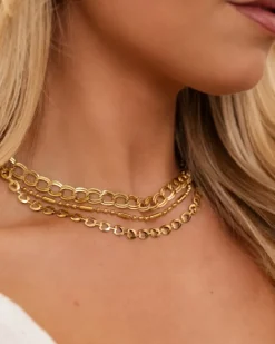 Finaste Amour ketting goudkleurig Outlet
