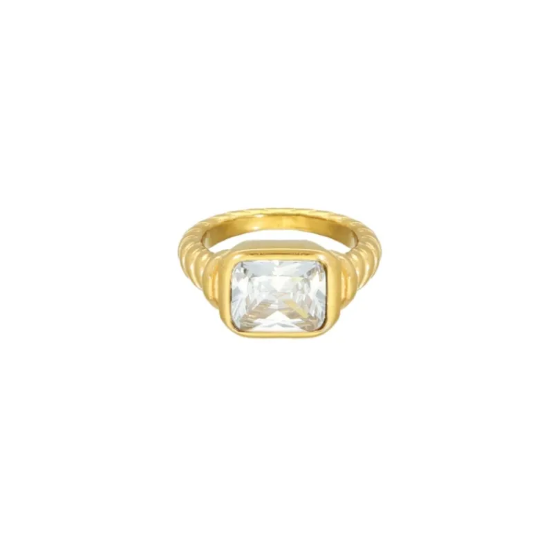 Finaste Angel ring goudkleurig Clearance