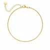 Finaste Anklet Minimalistisch Goldplated Discount