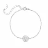 Finaste Armband 3 initialen met mini muntje Online