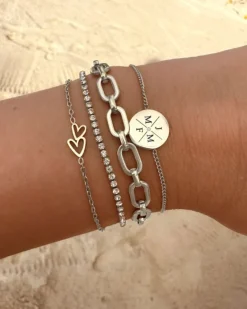 Finaste Armband 4 initials exclusive Hot
