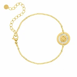 Finaste Armband 4 initials luxury kleur goud Fashion