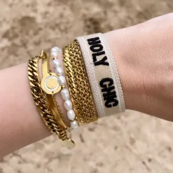 Finaste Armband 4 initials luxury kleur goud Fashion