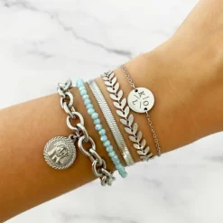 Finaste Armband blaadjes Outlet