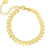 Finaste Armband blaadjes goud kleurig Discount