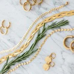 Finaste Armband blaadjes goud kleurig Discount