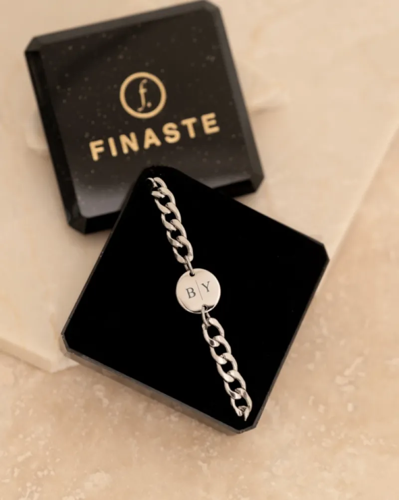 Finaste Armband Chunky 2 initials Online
