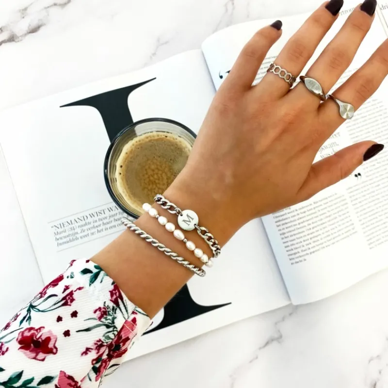 Finaste Armband Chunky Initial Best