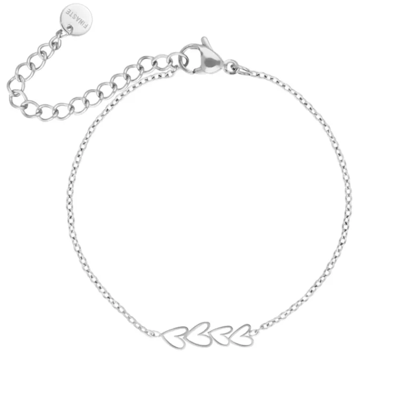 Finaste Armband love hearts Clearance
