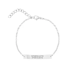 Finaste Armband met coördinaten Fashion