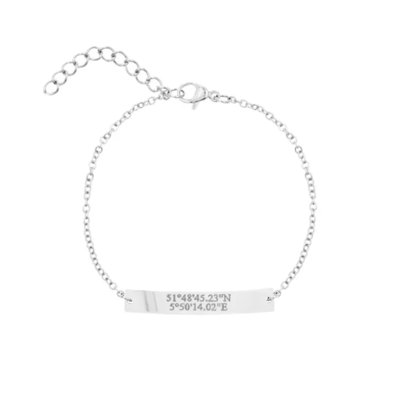 Finaste Armband met coördinaten Fashion