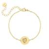 Finaste Armband met handschrift of tekening goudkleurig Outlet