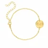 Finaste Armband met letter goud kleurig Online