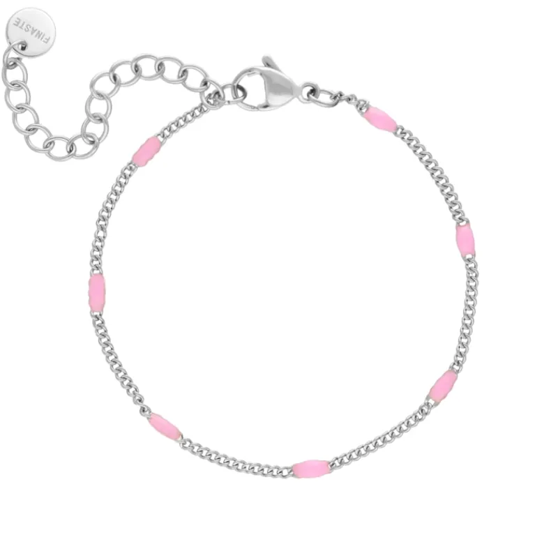 Finaste Armband Met Roze Bolletjes Outlet