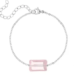 Finaste Armband met roze steen Best