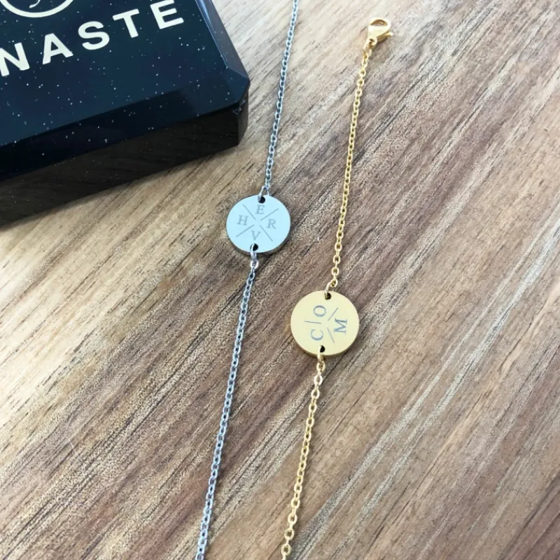 Finaste Armband Met Vier Initialen Clearance