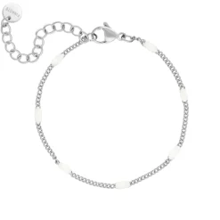 Finaste Armband Met Witte Bolletjes Sale