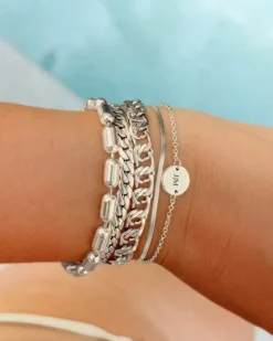 Finaste Armband platte chain Outlet