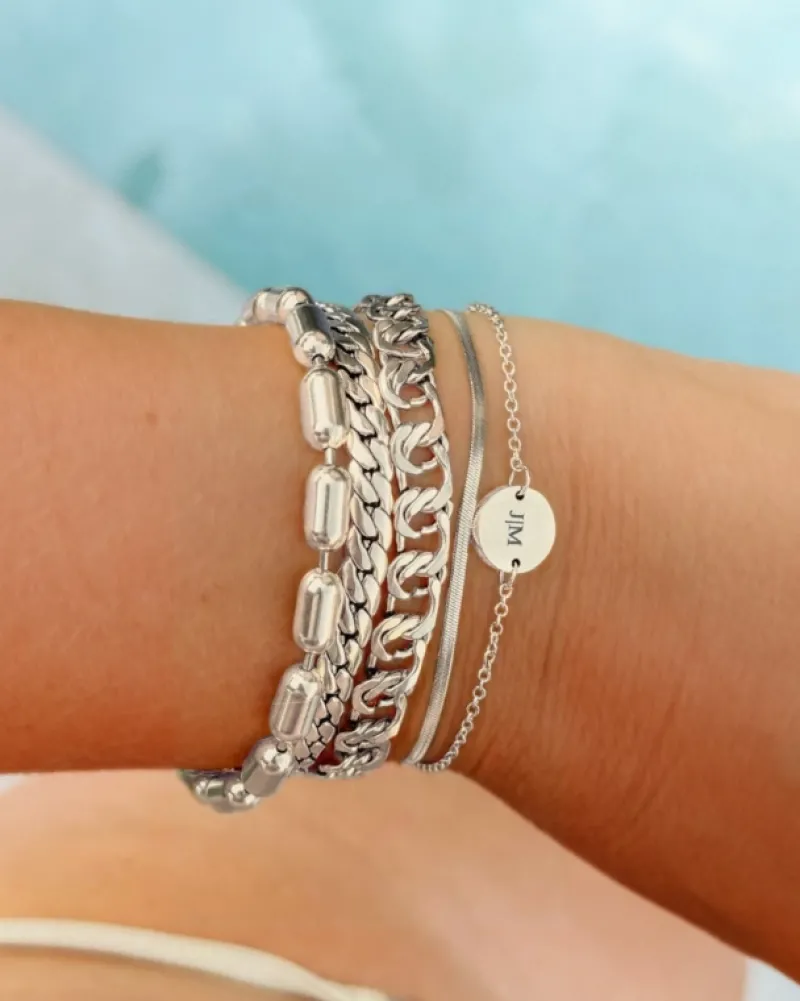 Finaste Armband platte chain Outlet