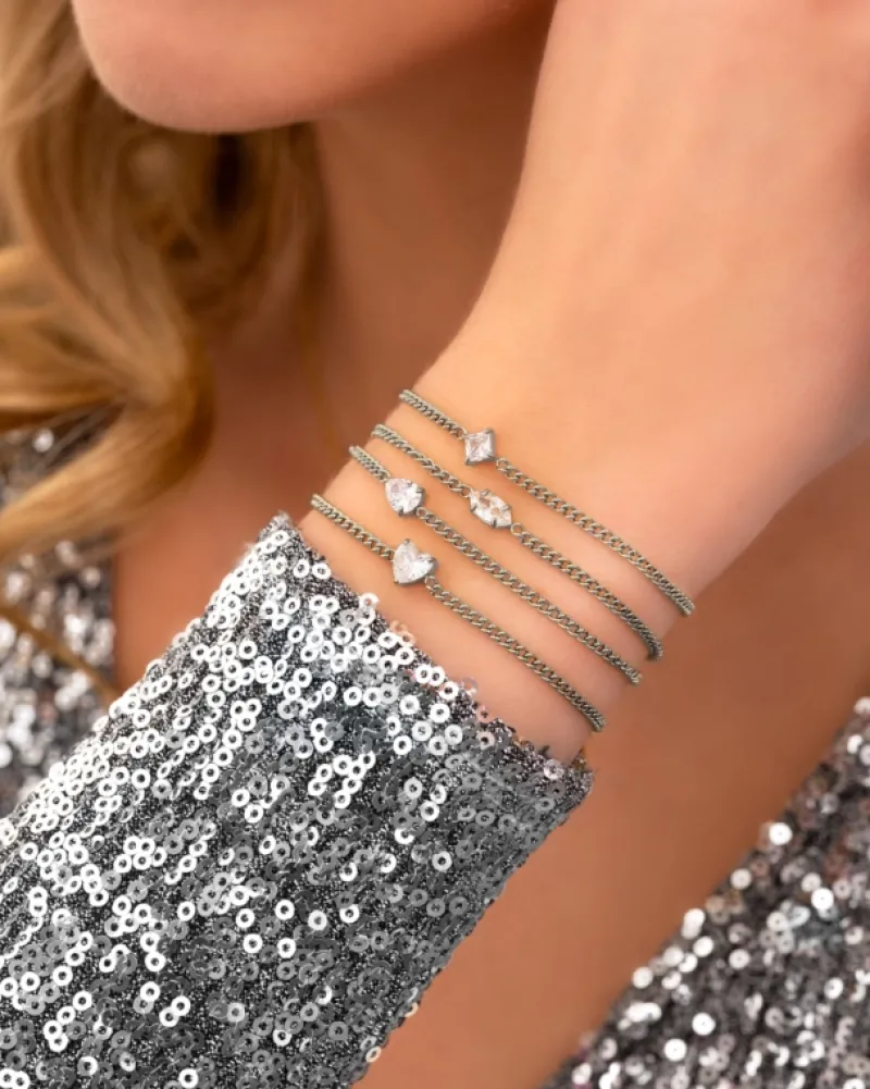 Finaste Armband sparkle heart Hot