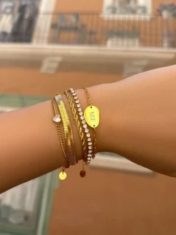 Finaste Armband sparkle heart goldplated Fashion