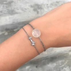 Finaste Armband Steen Wit Outlet