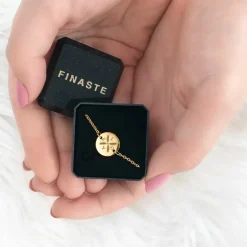 Finaste Armband vier letters Goud Kleurig Best