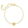 Finaste Armband vintage hartje goudkleurig Best