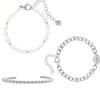 Finaste Armbanden set chunky initial Hot