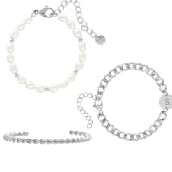 Finaste Armbanden set chunky initial Hot