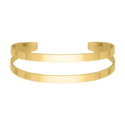 Finaste Bangle dubbel goudkleurig Clearance