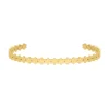 Finaste Bangle met bloemetjes goudkleurig Sale