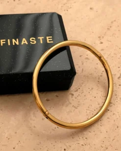 Finaste Bangle round goudkleurig New