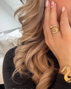 Finaste Bangle swirl goudkleurig Online