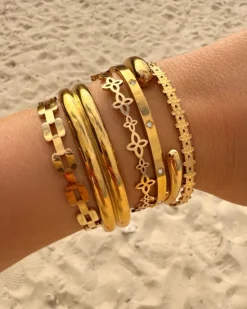 Finaste Bangle teardrop goudkleurig Online