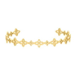 Finaste Bangle vintage flower goudkleurig Fashion