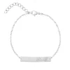 Finaste Bar armband vingerafdruk Outlet