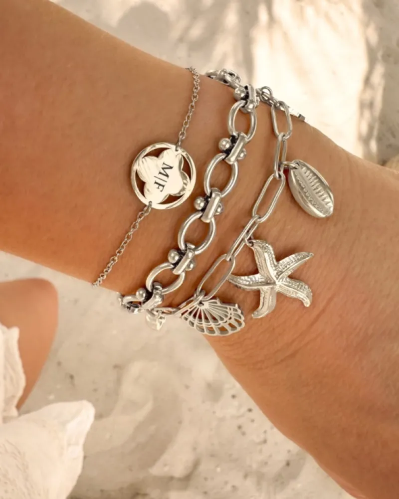 Finaste Bedelarmband met schelpjes Clearance