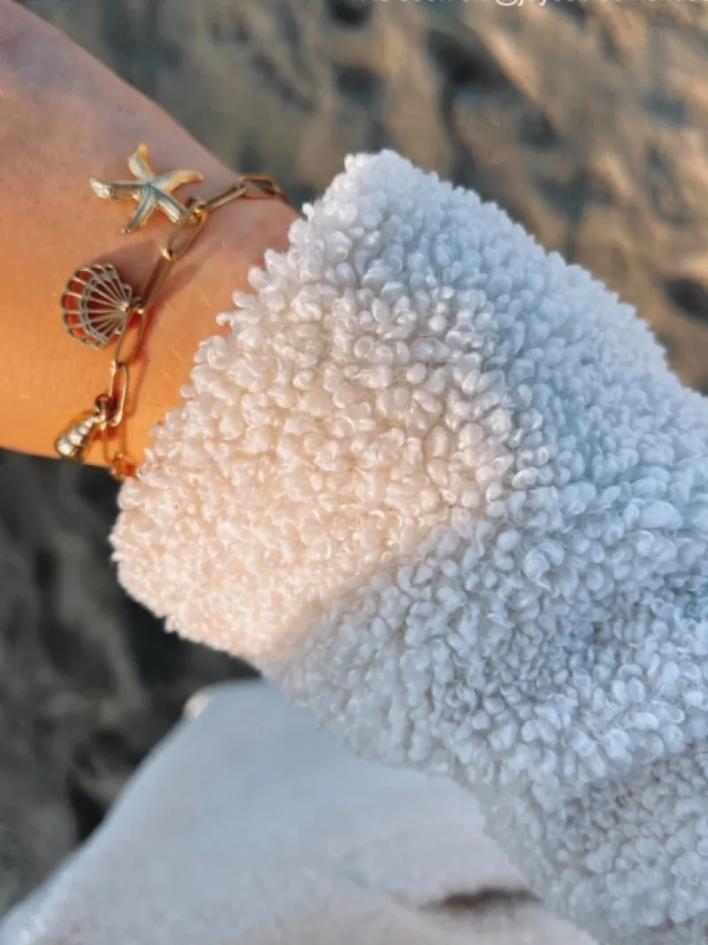 Finaste Bedelarmband met schelpjes goudkleurig Hot