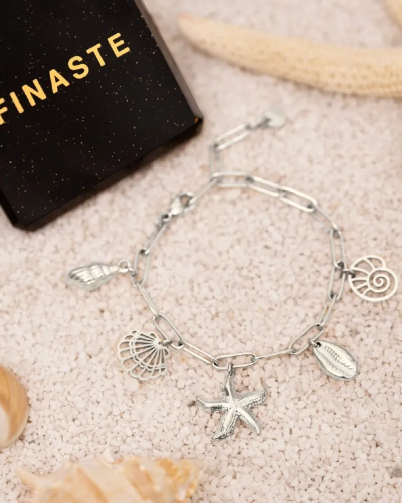 Finaste Bedelarmband met schelpjes Clearance