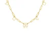 Finaste Bedelketting bow goudkleurig Discount