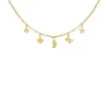 Finaste Bedelketting zee bedels goudkleurig Clearance
