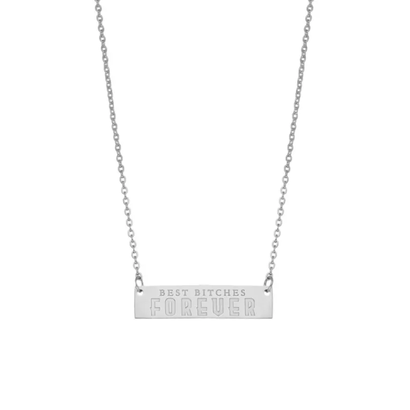 Finaste Best bitches forever ketting Fashion