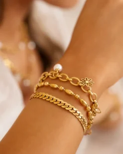 Finaste Bestselling charm bracelet goldplated Fashion
