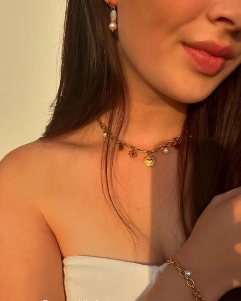 Finaste Bestselling charm necklace goldplated Best