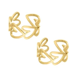 Finaste BFF ringen love hearts goudkleurig Sale