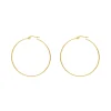 Finaste Big hoop earrings goldplated Fashion