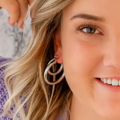 Finaste Big musthave hoops Clearance