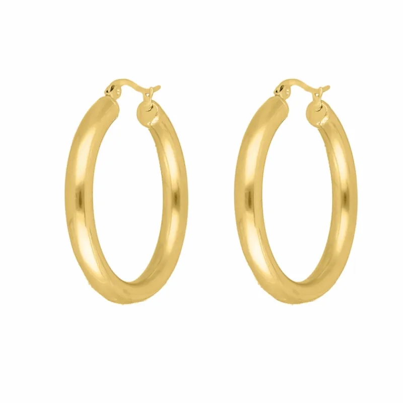 Finaste Big musthave hoops goud kleurig Discount